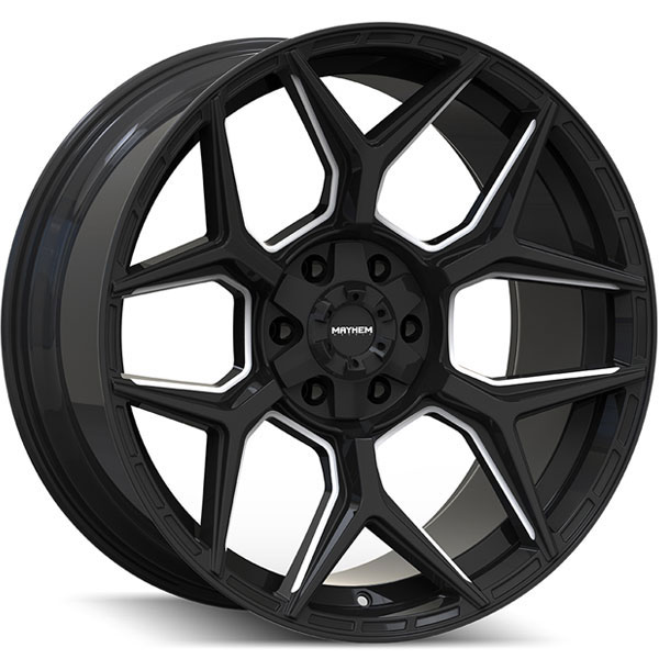 Mayhem 8119 Vanquish Black with Milled Spokes