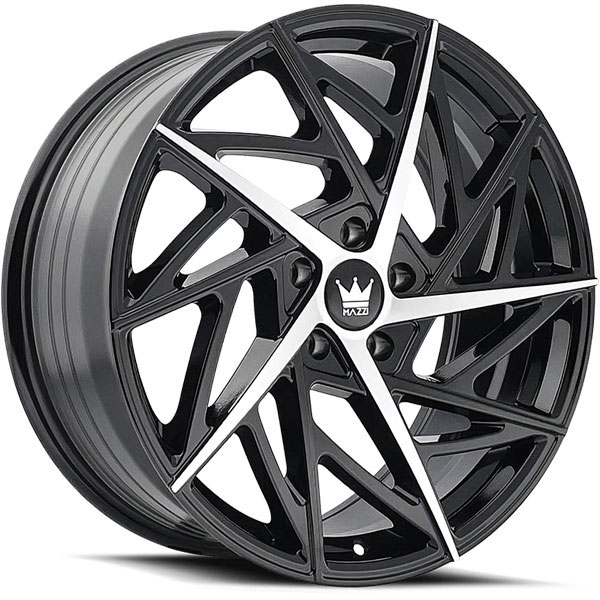 Mazzi Freestyle 377B Gloss Black with Machined Face