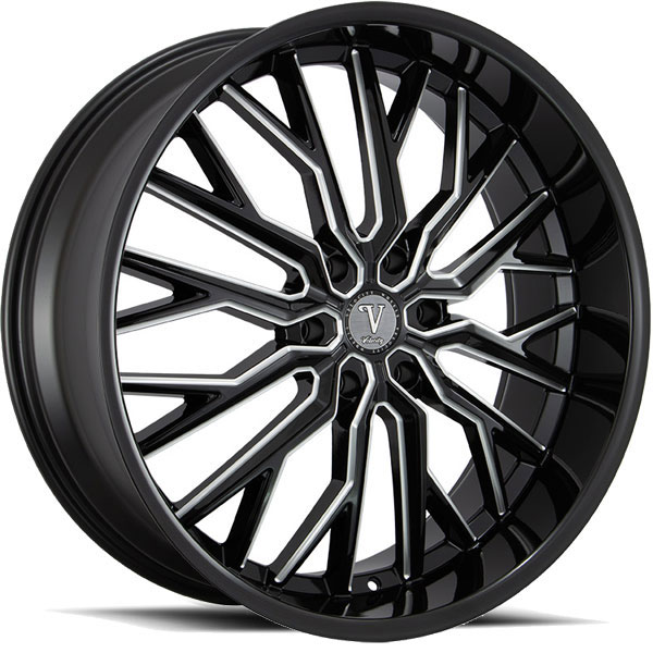 Velocity VW 33 Black with Milled Spokes